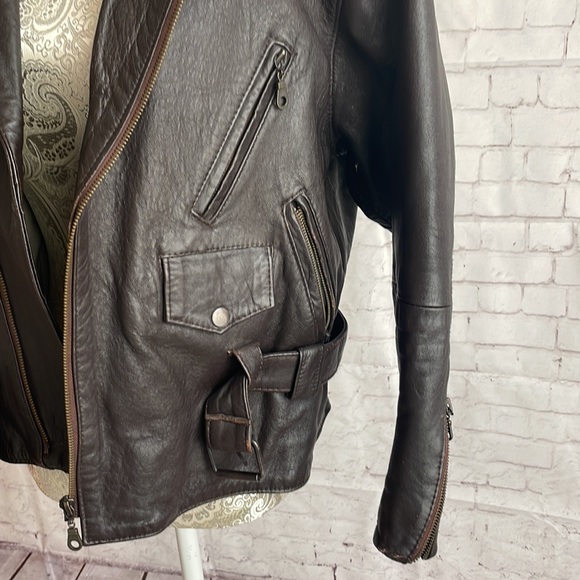 Echtes Leder Vintage jacket Small - Picture 3 of 17